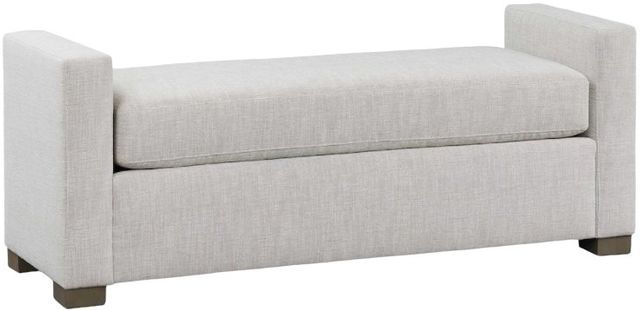 Bassett® Furniture Belmont Light Gray Bench-0