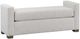 Bassett® Furniture Belmont Light Gray Bench-0