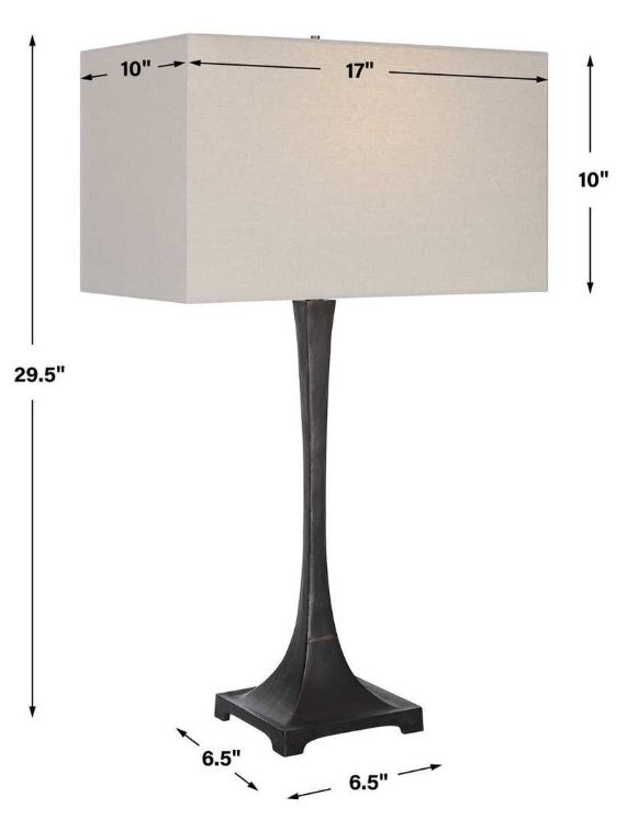 Uttermost® Reydan Black Table Lamp-2