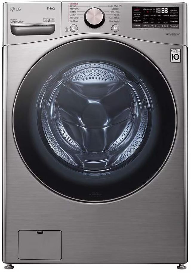 LG 5.2 Cu. Ft. Graphite Steel Front Load Washer-0