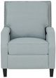 Powell® Portico Ice Blue Manual Recliner-5
