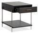 Magnussen Home® Spencer Dark Briarsmoke Gray End Table-2