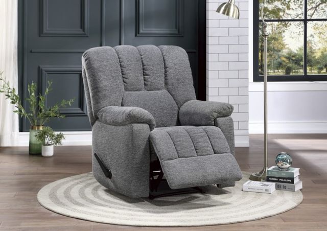Homelegance® Annaliese Gray Manual Recliner-1