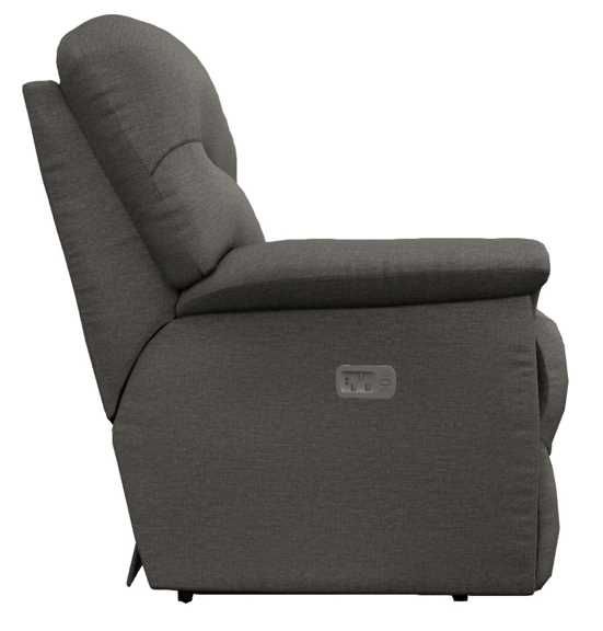 La-Z-Boy® James Charcoal Power Reclining Sofa with Headrest-2