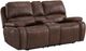 Elements International Atlantis Heritage Brown Power Reclining Loveseat-0