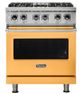 Viking® 5 Series 30'' Daffodil Pro Style Dual Fuel Range-0