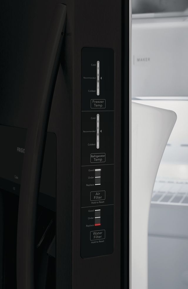 Frigidaire® 33" 22.3 Cu. Ft. Black Side-by-Side Refrigerator-4
