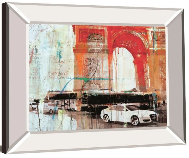 Classy Art City of Light II by Markus Haub Mirror Framed Wall Art-1
