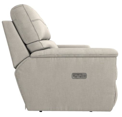 La-Z-Boy® Ava Ivory Power Reclining Sofa with Headrest and Lumbar-2
