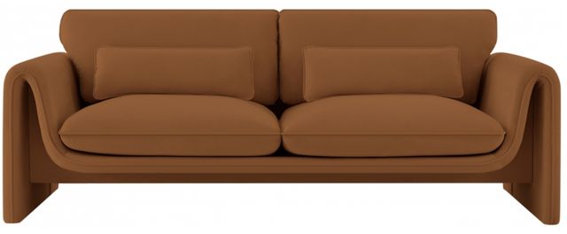 Meridian Furniture Sloan Saddle Velvet Sofa-1