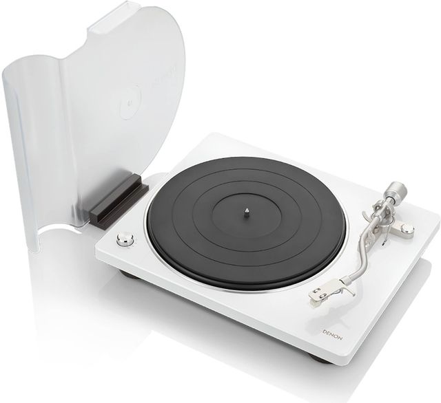 Denon® White Hi-Fi Turntable-1