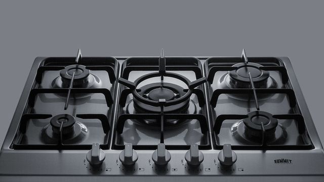 Summit® 30" Stainless Steel Gas Cooktop-1