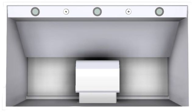 Vent-A-Hood® Premier Magic Lung® 48" White Wall Mounted Range Hood-3