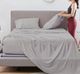 BEDGEAR® Hyper-Linen™ Performance® 4-Piece Light Gray King Sheet Set-1