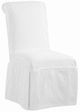 Four Seasons Customizable Parsons Small Box Pleat Slipcovered Side Chair-0