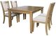 Jofran Inc. Brentwood 5-Piece Cascade Oak Extension Dining Table Set-0
