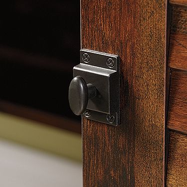 Sauder® Harbor View® Curado Cherry® Computer Desk with Hutch-2