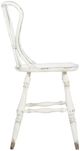 Hooker® Furniture Ciao Bella Vintage Chalky White Spindle Back Counter Stool-1