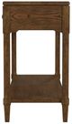 Null Furniture Saddlebrook Spice Brown Sofa/Media Console Table-2