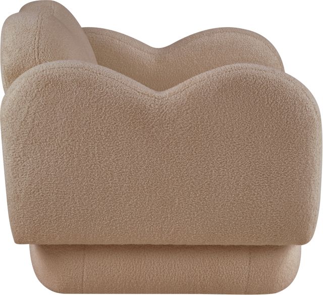 Meridian Furniture Bloom Beige Teddy Fabric Accent Chair-3