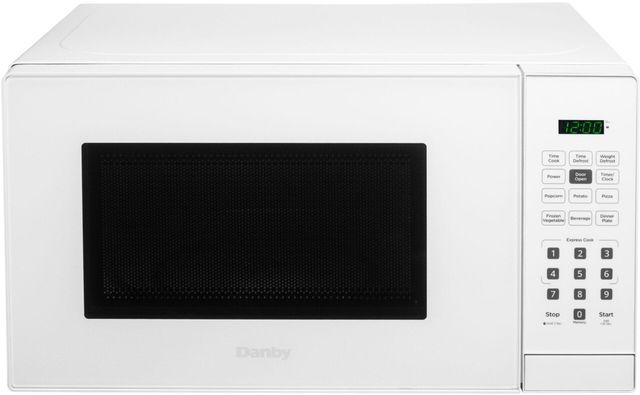 Danby® 1.1 Cu. Ft. White Countertop Microwave-1