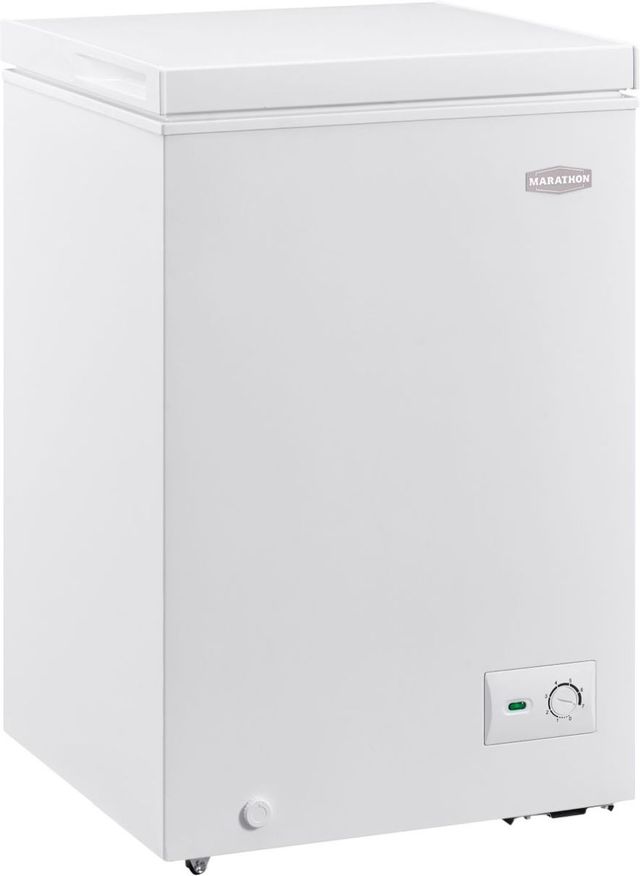 Marathon® 28" 5 Cu. Ft. White Chest Freezer-1