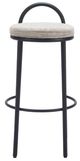 Zuo® Modern Sisal 2-Piece Beige Tweed/Black Barstool Set-1