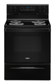 Whirlpool® 30" Black Freestanding Electric Range-0