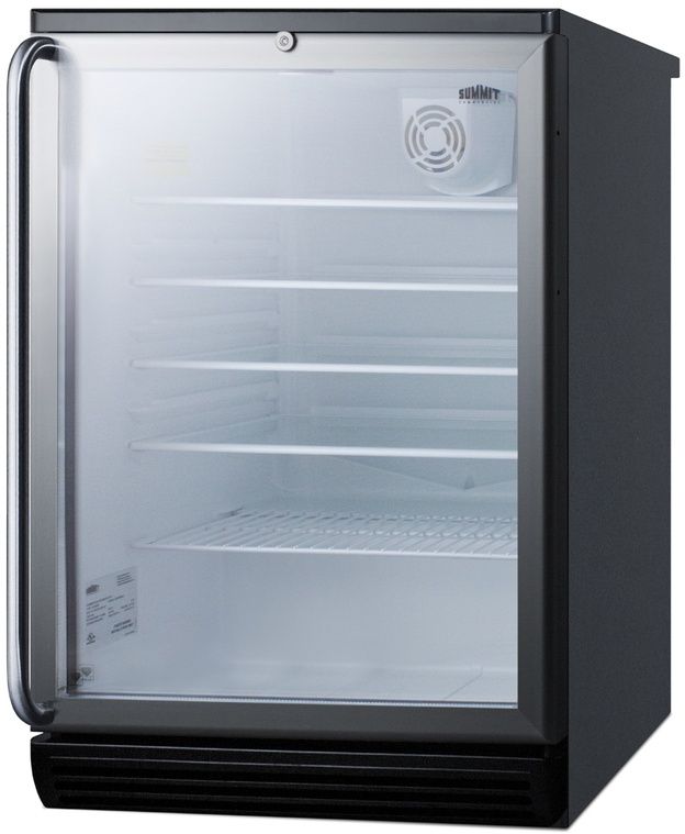 Summit® Commercial Series 24" 5.5 Cu. Ft. Stainless Steel Beverage Center-1