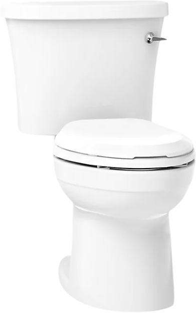 KOHLER® Kingston™ White 30" Right-Hand Trip Toilet, 1.28 Gpf with Tank Cover Lock-0