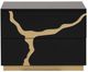 Furniture of America® Goldsberg Black/Gold Nightstand-2