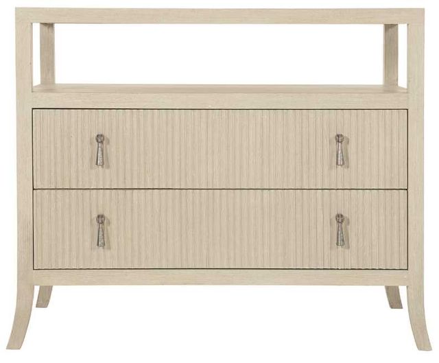 Bernhardt East Hampton Cerused Linen 37" Nightstand-1
