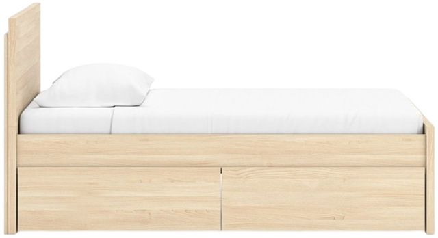 Signature Design by Ashley® Onita Natural Twin Panel Storage Bed-2