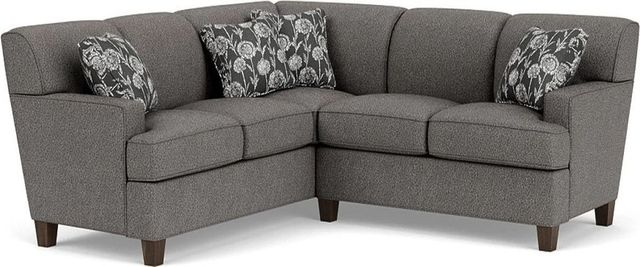 Flexsteel® Dempsey Black Onyx Sectional-1