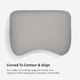 BEDGEAR® Flow Cuddle Curve 3.0 Medium Soft Standard Pillow-4