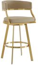 Armen Living Saturn Gold/Light Sand Bar Stool-0