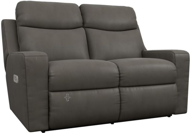 La-Z-Boy® Emmons Pewter Power Reclining Loveseat with Headrest and Lumbar-0