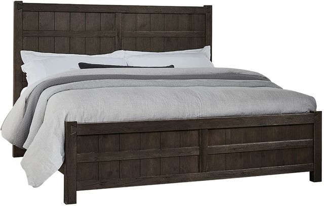 Vaughan-Bassett Dovetail Java King Board and Batten Panel Bed-0