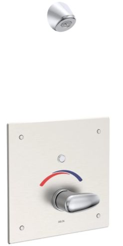 Delta Commercial Chrome 10" Electronic Push Button Shower-0