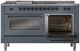 Ilve® Nostalgie II Series 60" Blue Grey Pro Style Dual Fuel Range-4