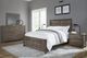 Vaughan-Bassett Dovetail Mystic Gray California King Board and Batten Panel Bed-1