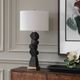 Uttermost® Demelo Deep Walnut Stacked Wood Table Lamp-2