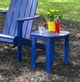 Linon Adirondack Blue Wooden Outdoor End Table-1