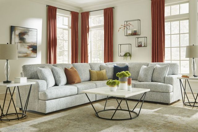 Signature Design by Ashley® Playwrite 4-Piece Gray Sectional-3