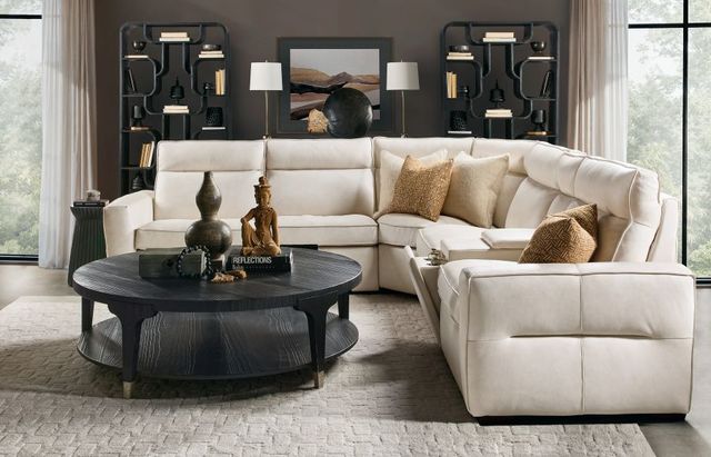 Hooker® Furniture Ready-Made Upholstery Vann 6-Piece Dante Moonshine Power Reclining Sectional-2