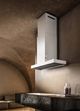 Elica Iconic Series Haiku 36" White Krion® Wall Mounted Range Hood-3