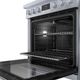 Bosch 800 Series 30" Stainless Steel Pro Style Natural Gas Range-2