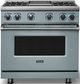 Viking® 7 Series 36" November Sky Pro Style Natural Gas Range with Griddle-3