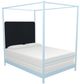 Wesley Allen Customizable Quincy King Upholstered Canopy Bed-4