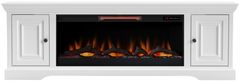 Legends Home Charleston White 78'' Fireplace Console